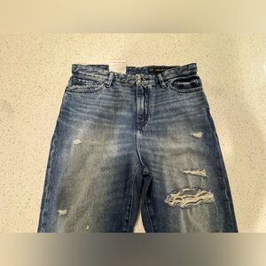 Armani Exchange Relaxed Distressed Denim Jeans